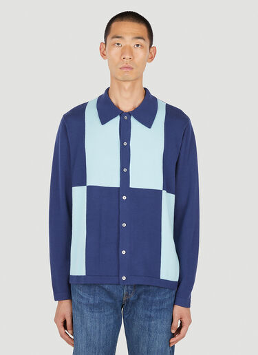 Levi's Vintage Clothing 체크 니트 스웨터 블루 lev0150015