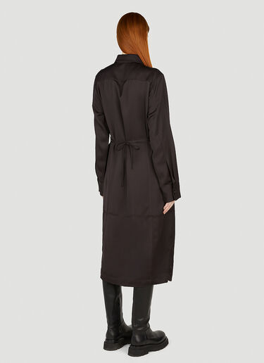 Jil Sander 트렌치 코트 다크 브라운 jil0251004