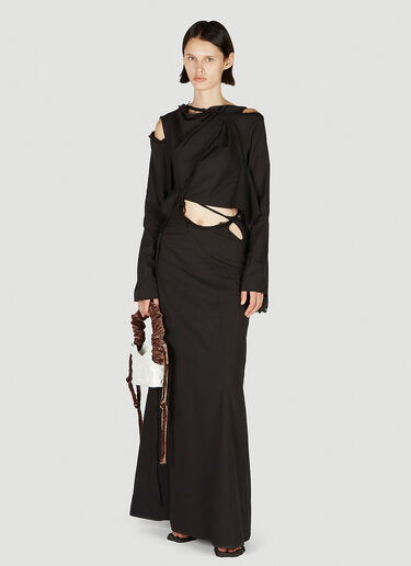 Ottolinger Draped Dress Black ott0251012