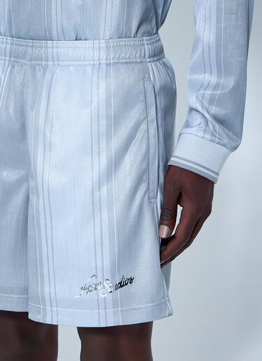 Acne Studios Striped Elasticated Shorts Grey acn0164034