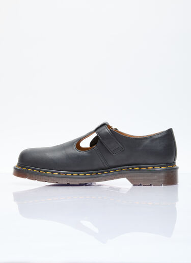 Dr. Martens T-Bar Leather Shoes Black drm0156012