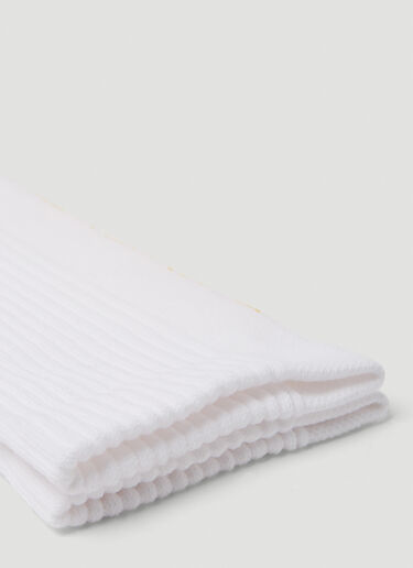 Jacquemus Les Chaussettes Logo Print Socks White jac0250083