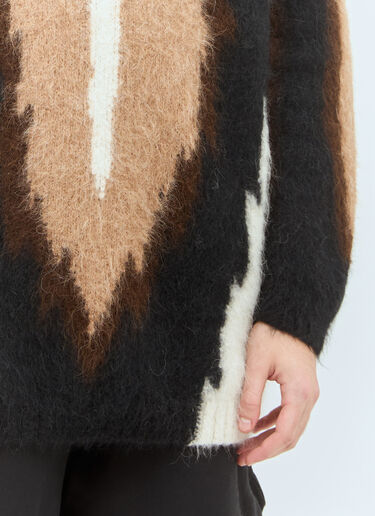 Walter Van Beirendonck Big Foot Sweater Brown wlt0158006