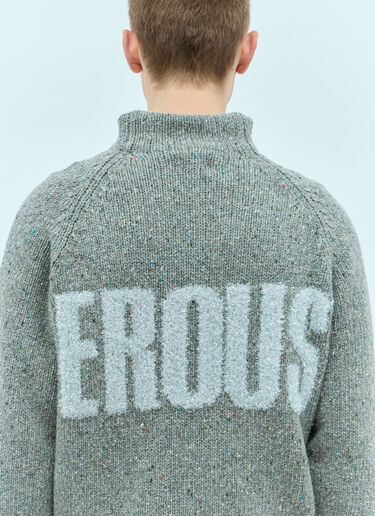 ERL Glitter Dangerous Sweater Grey erl0156009