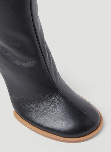 Jacquemus Les Bottines Rond Carré Boots Black jac0254051