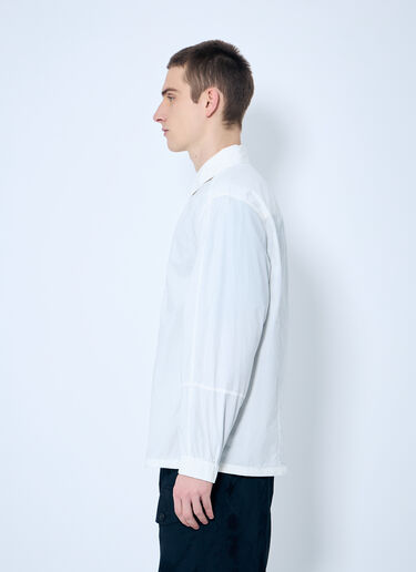 Dries Van Noten Cotton Zip-Up Shirt White dvn0160008
