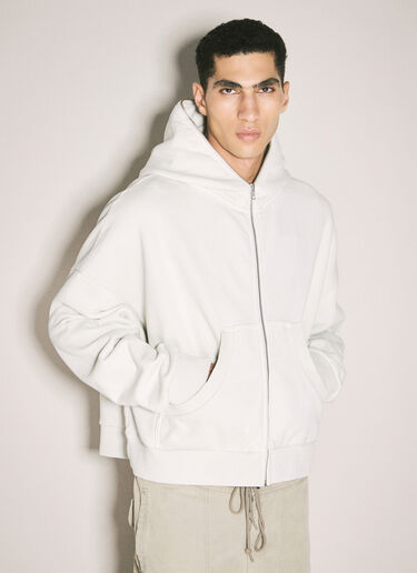 Entire Studios Eternal Zip Hooded Sweatshirt White ent0157030