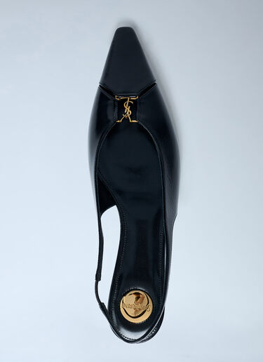Babylon 00 Slingback Ballerina Flats Saint Laurent Babylon 00 Slingback Ballerina Flats Black sla0261082