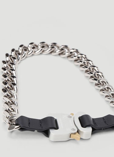 1017 ALYX 9SM Leather Chain Necklace Silver aly0144018