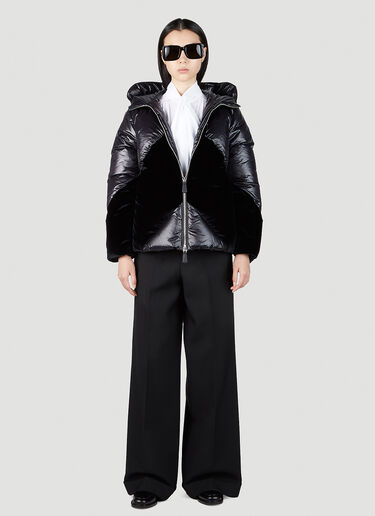 Chevron Puffer Jacket Burberry Chevron Puffer Jacket Black bur0251004