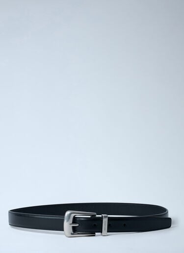 Leather Belt Saint Laurent Leather Belt Black sla0162050