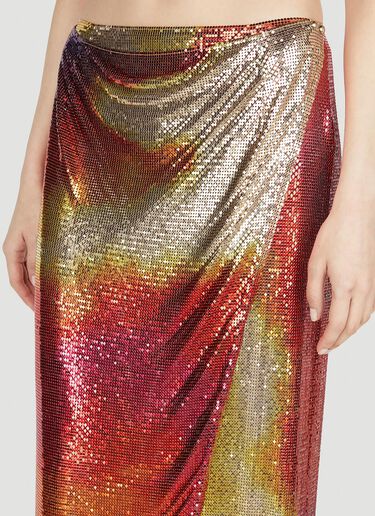 Chainmail Skirt Rabanne Chainmail Skirt Orange pac0252021