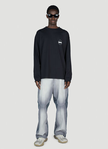 Boiler Room Logo Long Sleeve T-Shirt Black bor0153002