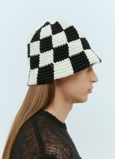 Stüssy Check Knit Bucket Hat Black sts0153025