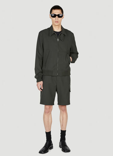 라이트 봄버 재킷 Helmut Lang 라이트 봄버 재킷 다크 그린 hlm0152006