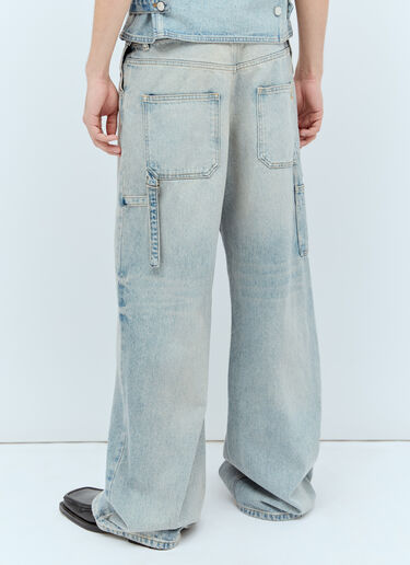 Courrèges Sailor Baggy Jeans Blue cou0156004