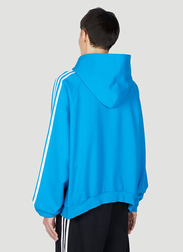 Balenciaga x adidas Logo Hooded Sweatshirt Blue axb0151022