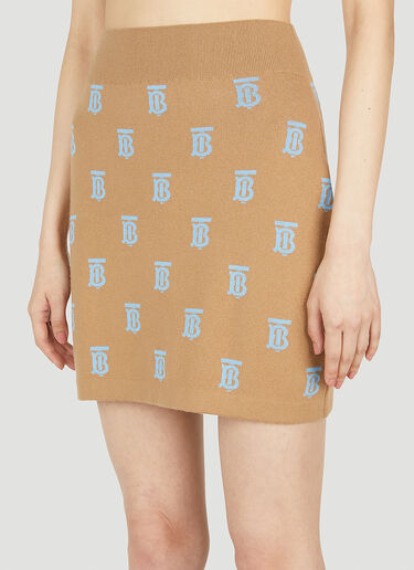 수자 스커트 Burberry 수자 스커트 카멜 bur0252015