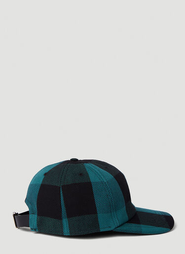 7 Moncler FRGMT Hiroshi Fujiwara Check Baseball Cap Blue mfr0251006