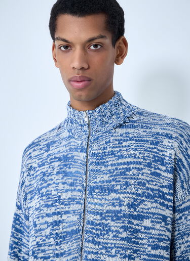 Marni Lana and Alpaca Cardigan Blue mni0163001