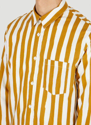 A.P.C. Matthieu 条纹衬衫 黄 apc0148017