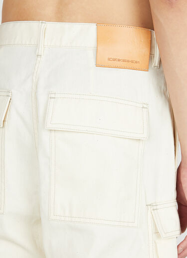 Rick Owens DRKSHDW Cargo Pants White drk0152002