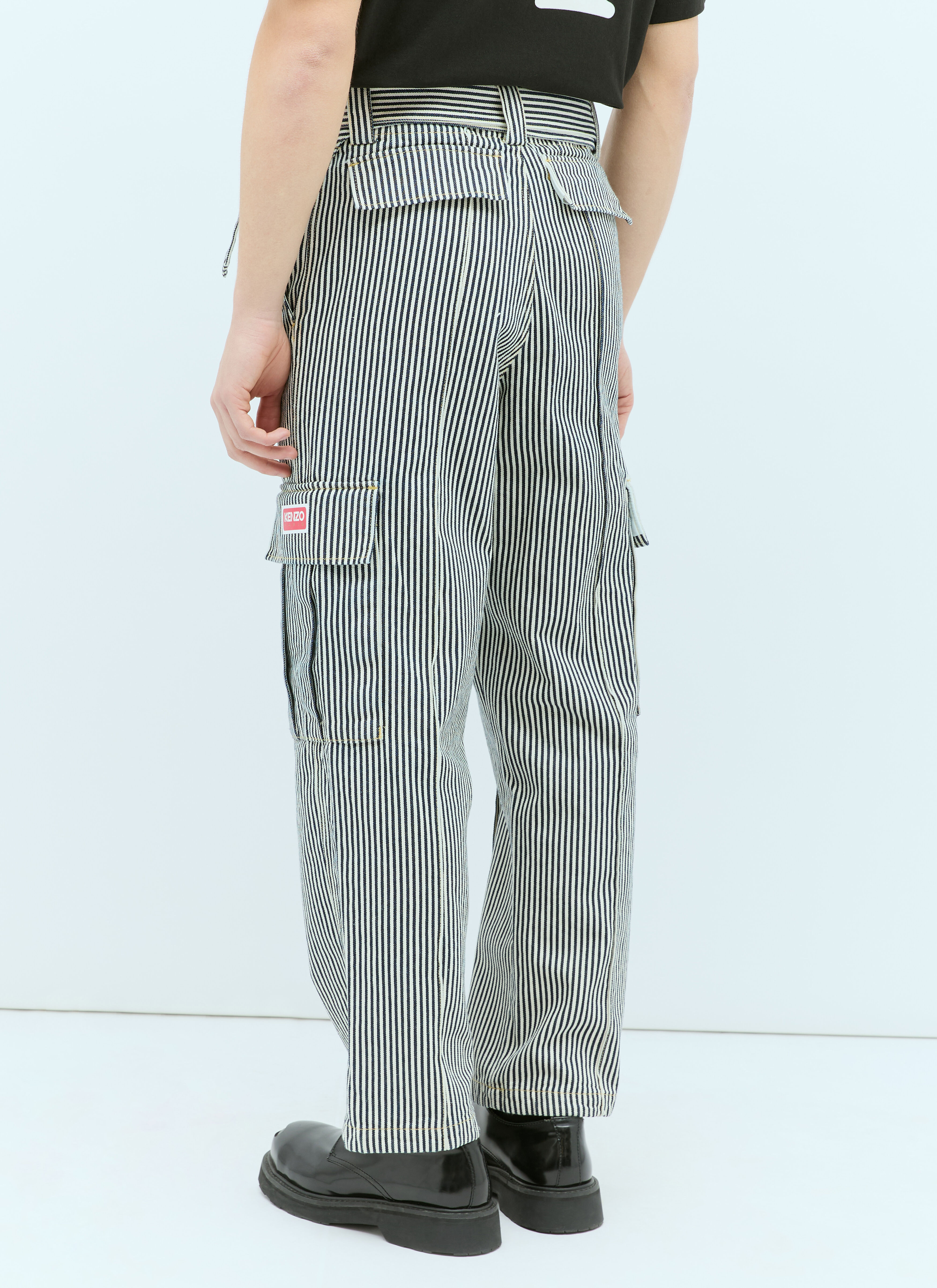 Kenzo Men's' Striped Army Jeans in Blue | LN-CC®