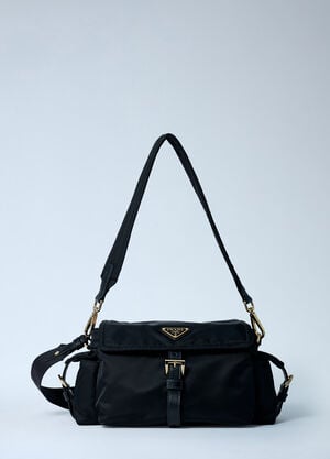 Prada Medium Re-Nylon Explore Shoulder Bag Black pra0262014