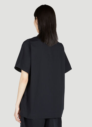 Classic Short Sleeve Pyjama Shirt Tekla Classic Short Sleeve Pyjama Shirt Black tek0353013