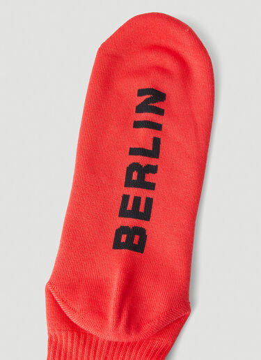 Big Logo Socks 032C Big Logo Socks Red cee0148017