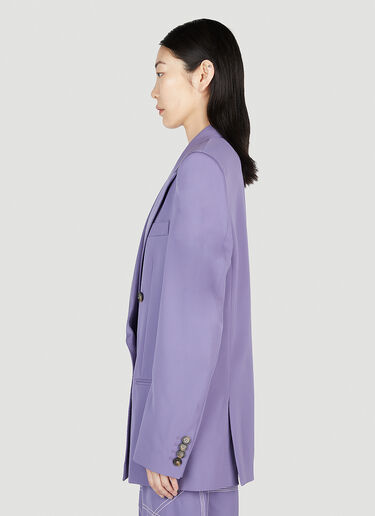 Stella McCartney Oversized Double Breasted Jacket Purple stm0253004