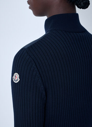 Moncler Logo Motif Gilet Navy mon0163044
