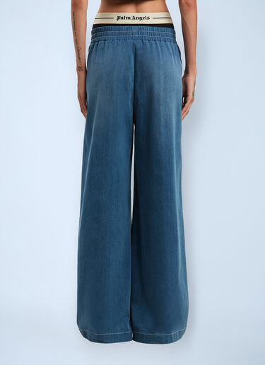 Logo Motif Track pants Palm Angels Logo Motif Track pants Blue pma0260070