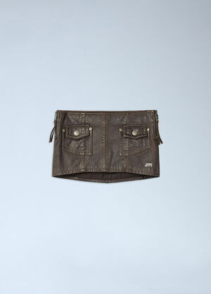 Miss Sixty x KNWLS Patch Pocket Mini Skirt Black msk0263008