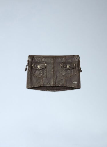 Miss Sixty x KNWLS Patch Pocket Mini Skirt Black msk0263008