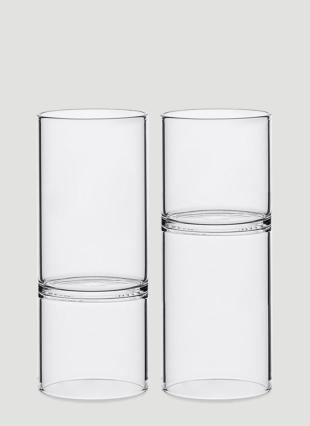 Serax Set Of Two Revolution Liqueur And Espresso Glass Black wps0644623
