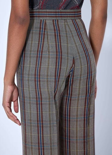 LN-CC® - Vivienne Westwood: Wide Leg Trousers - Beige Vivienne Westwood Wide Leg Trousers Beige vvw0265026