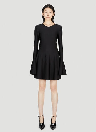 Saint Laurent Skater Dress Black sla0251028