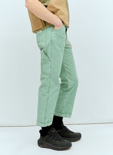 Human Made Garment-Dyed Painter Pants Green hmd0156006