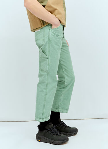 Human Made 成衣染色工装裤 绿色 hmd0156006