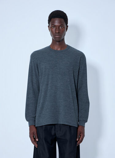 LN-CC® - ssstein: Oversized Long Sleeve T-Shirt - Grey ssstein Oversized Long Sleeve T-Shirt Grey sss0164011