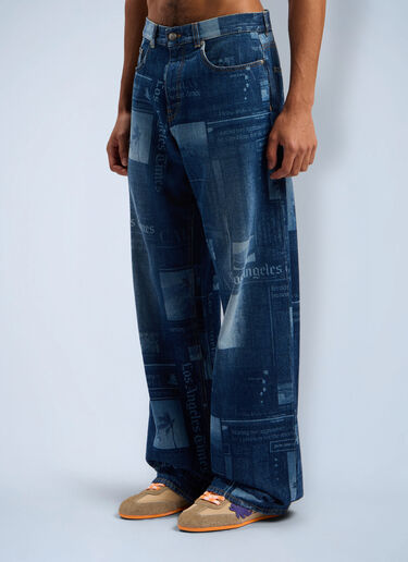 PaxLaTimes Denim Pants Palm Angels PaxLaTimes Denim Pants Blue pma0162037