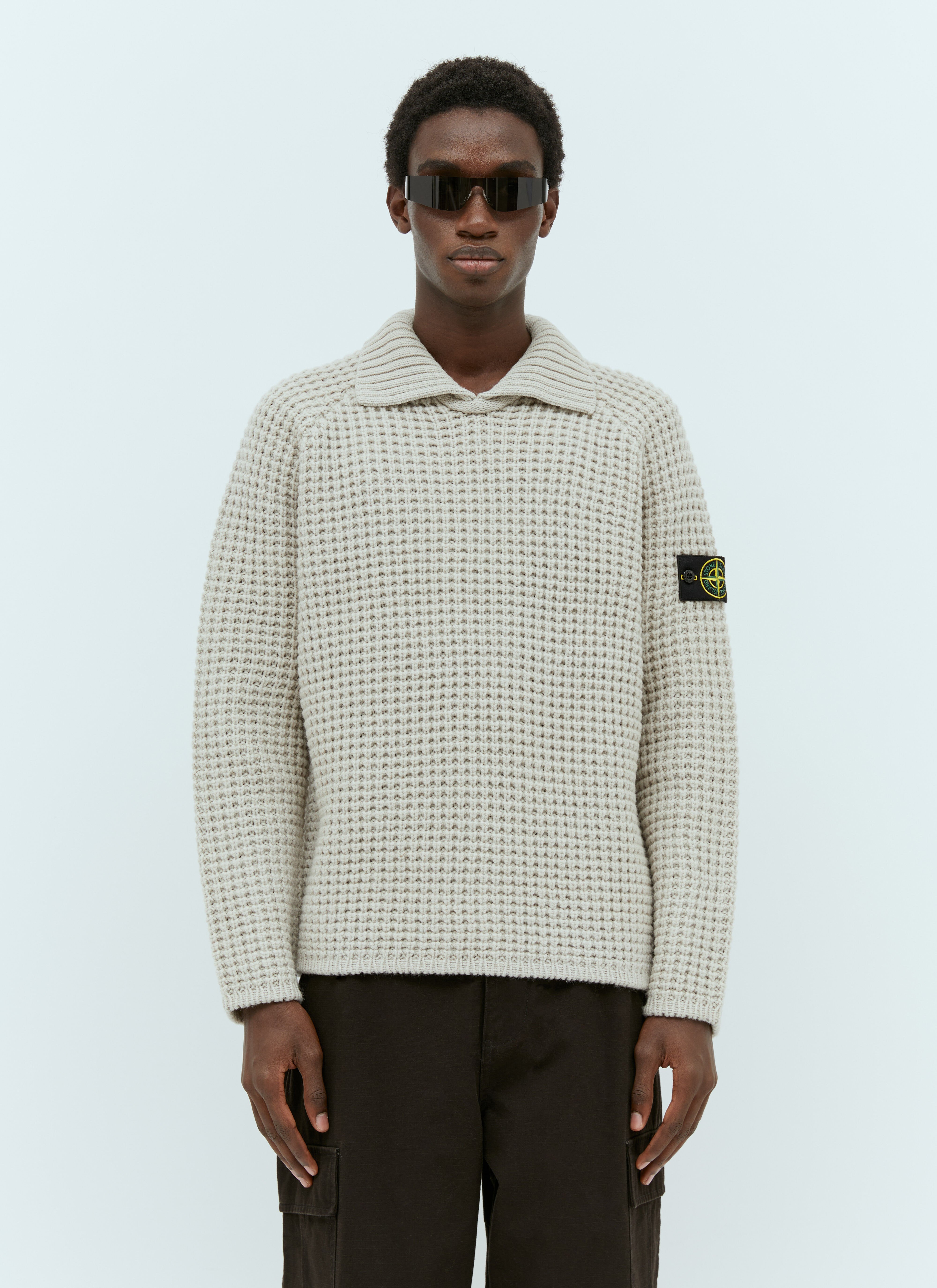 Stone island wool sales hoodie
