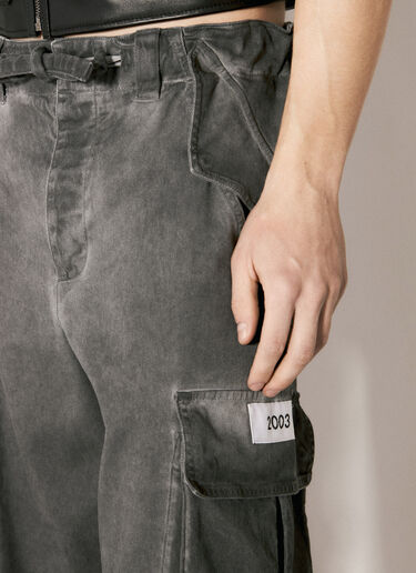 Dolce & Gabbana 斜纹布工装裤  灰色 dol0156004