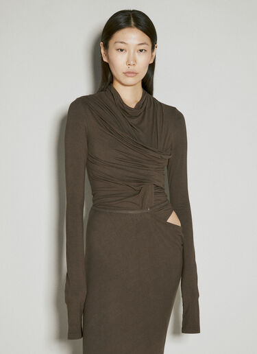 Entire Studios Encase Bodysuit Brown ent0253028