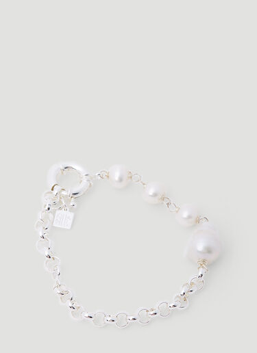 Pearl Octopuss.y Pearl Chain Bracelet Silver prl0353001