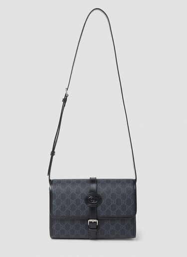 Gucci GG 斜挎邮差包 黑色 guc0153121