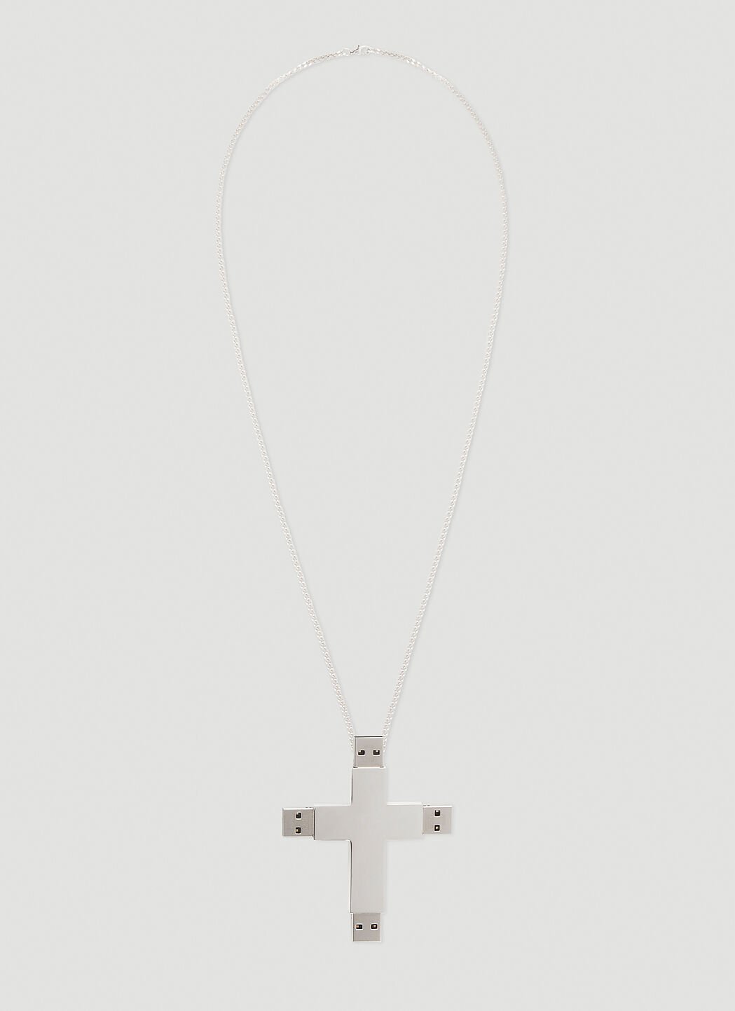 Gucci shop cross necklace