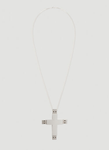 United Standard Cross Necklace Silver uni0140012
