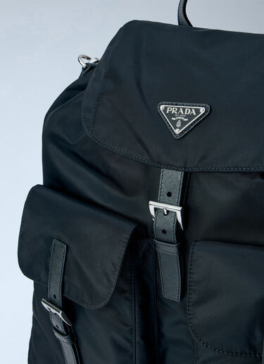 LN-CC® - Prada: Re-Nylon Backpack - Black Prada Re-Nylon Backpack Black pra0166018